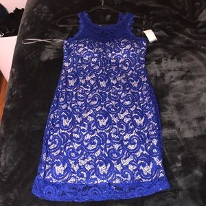 blue sparkly homecoming dress never worn